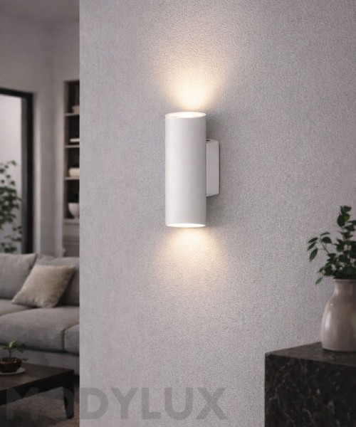 FAI Tondi 0444-25 White Plaster Wall Lamp 2 Lights