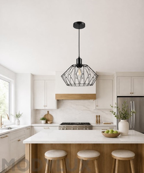 FAI Revolution 3910/NE Lampadario Moderno Trasformabile Nero