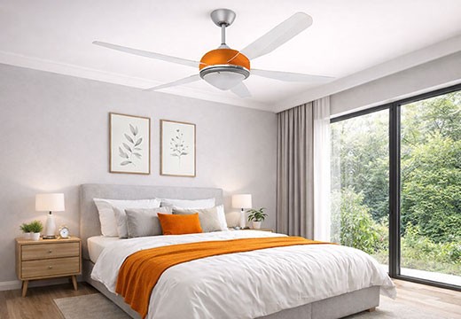Come scegliere ventilatori da soffitto silenziosi per camera da letto