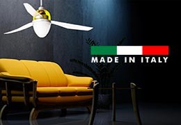 Les meilleurs ventilateurs de plafond design fabriqués en Italie